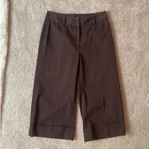 Vintage 2000s Y2K Brown Capri Trousers